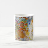 Zwei junge Mädchen unter Blume, Redon Kaffeetasse (Mittel)