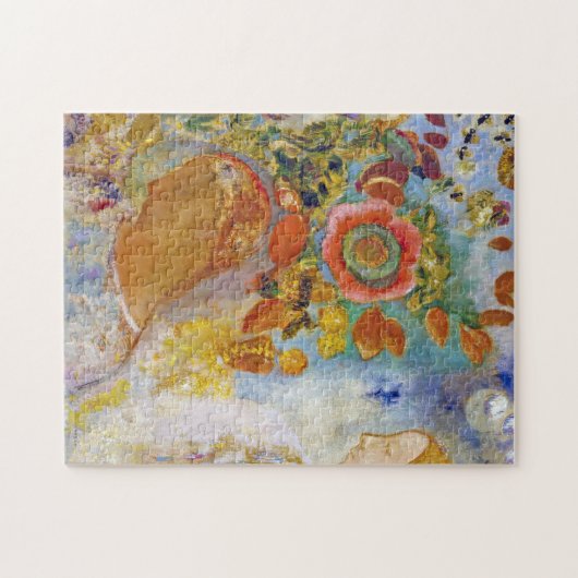 Zwei junge Mädchen unter Blume, Redon Puzzle (Horizontal)