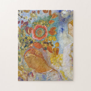 Zwei junge Mädchen unter Blume, Redon Puzzle
