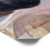 Zwei Jungs am Ufer, Pekka Halonen Poster (Ecke)