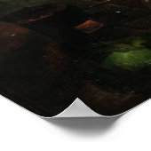 Zwei Jungs, die sich als Soldaten verkleiden Poster (Ecke)