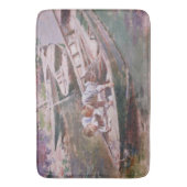 Zwei Jungs in einem Boot (von Theodore Robinson) Badematte (Vorderseite Vertikal)