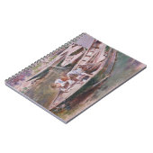 Zwei Jungs in einem Boot (von Theodore Robinson) Notizblock (Linke Seite)