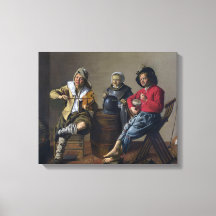 Zwei Jungs und eine Girl Making Music (Musiker)