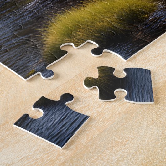 Zwei Kabinen am Fluss Puzzle (Seite)