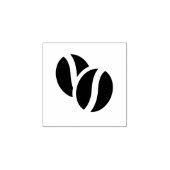 ZWEI Kaffeebesen für Lochkarten-Treuekarte Gummistempel (Prägung)