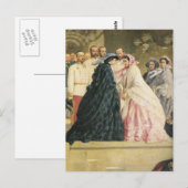 Zwei Kaiserinnen treffen sich (SISSI & CHARLOTTE)  Postkarte (Vorne/Hinten)