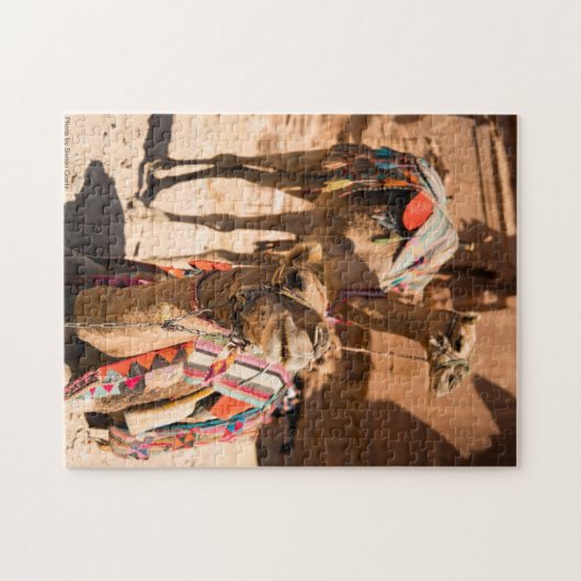 Zwei Kamel Ägypten Puzzle (Horizontal)