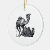 Zwei Kamele ein stehendes, das unten zeichnend Keramik Ornament (Links)