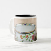 Zwei Kammertöpfe Zweifarbige Tasse (Vorderseite Links)