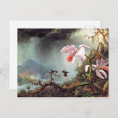 Zwei Kämpfe gegen Humingvögel, berühmtes Gemälde Postkarte (Vorne/Hinten)