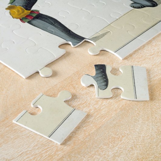 Zwei kämpfende Ritter, Platte von 'einer Puzzle (Seite)