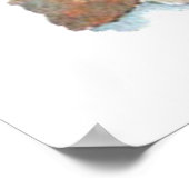 Zwei Kaninchen drucken Poster (Ecke)