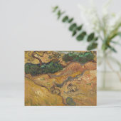 Zwei Kaninchen im Feld Vincent van Gogh Postcard Postkarte (Stehend Vorderseite)