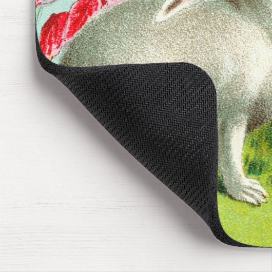 Zwei Kaninchen Mousepad (Ecke)