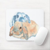 Zwei Kaninchen Mousepad (Mit Mouse)