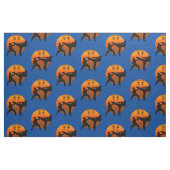 Zwei Karate-Kämpfer mit aufgehende Sonne Stoff (Fat Quarter (45,7 x 55,9 cm))