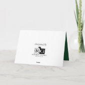 Zwei Kardinäle Weihnachtskarte Personalisiert Karte (Rückseite)