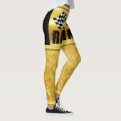 Zwei karierte Rennfahnen für den Wettbewerb gewinn Leggings (Rechts)