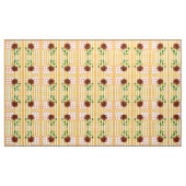 Zwei Karierte Sonnenblumen Stoff (Yard (91,4 cm))