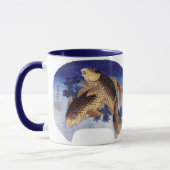 Zwei Karpfen, Hokusai Tasse (Links)