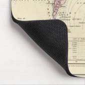 Zwei Karten der Welt Mousepad (Ecke)