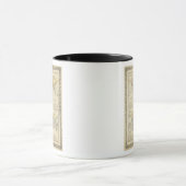 Zwei Karten der Welt Tasse (Zentrum)