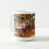 Zwei Karussell Pferde Seattle Zoo Kaffeetasse (Vorderseite Links)
