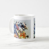 Zwei Karusselpferde schließen Kaffeetasse (Vorderseite Links)