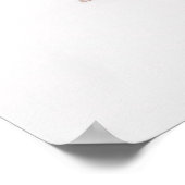 Zwei Kätzchen auf weißem Hintergrund Poster (Ecke)