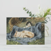 Zwei Kätzchen | Julius Adam the Younger (Stehend Vorderseite)