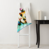 zwei Kätzchen und viele Blume Sherpadecke (Beispiel)