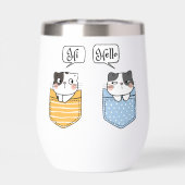 zwei Katzen (Rückseite)