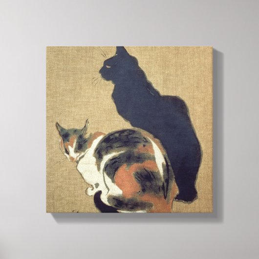 Zwei Katzen, 1894 Leinwanddruck (Vorderseite)