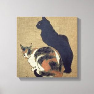 Zwei Katzen, 1894 Leinwanddruck