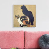 Zwei Katzen, 1894 Leinwanddruck (Insitu (Wohnzimmer))