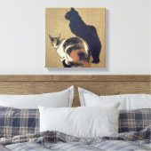 Zwei Katzen, 1894 Leinwanddruck (Insitu (Schlafzimmer))