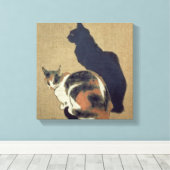 Zwei Katzen, 1894 Leinwanddruck (Insitu (Holzboden))