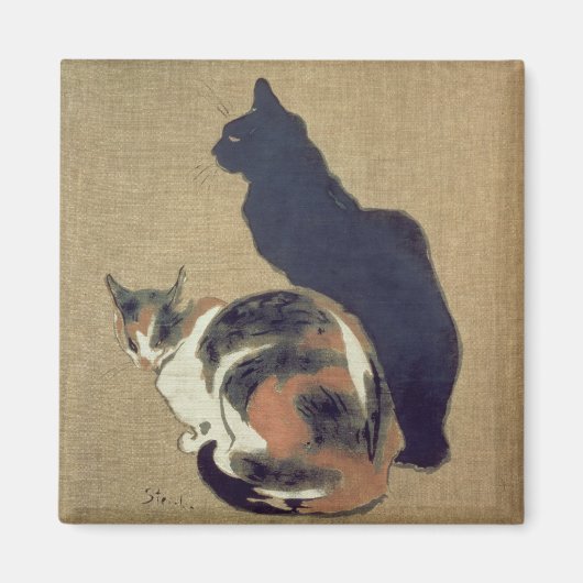Zwei Katzen, 1894 Magnet (Vorne)