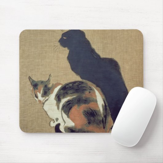 Zwei Katzen, 1894 Mousepad (Mit Mouse)