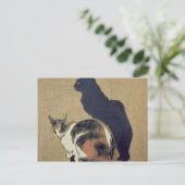 Zwei Katzen, 1894 Postkarte (Stehend Vorderseite)