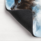 Zwei Katzen Aquarell Mousepad (Ecke)