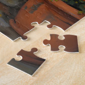 Zwei Katzen auf Treppenstufen Puzzle (Seite)