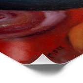 Zwei Katzen, blau und gelb (1912) von Franz Marc Poster (Ecke)