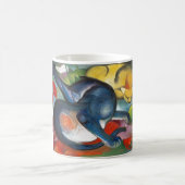 Zwei Katzen, blau und gelb, Franz Marc Kaffeetasse (Mittel)
