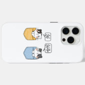 zwei Katzen Case-Mate iPhone Hülle (Rückseite (Horizontal))