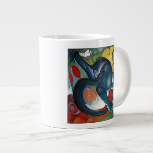 Zwei Katzen, Franz Marc 1912 Jumbo-Tasse (Vorderseite Rechts)