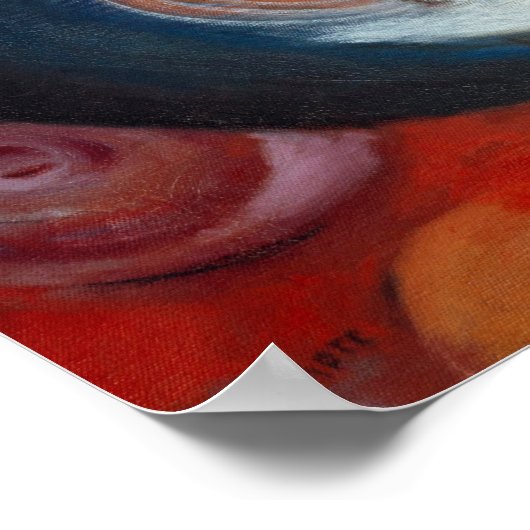 Zwei Katzen, Franz Marc 1912 Poster (Ecke)