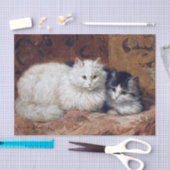 Zwei Katzen ・ Henriette Ronner-Knip (1821-1909) Seidenpapier (Handwerk)