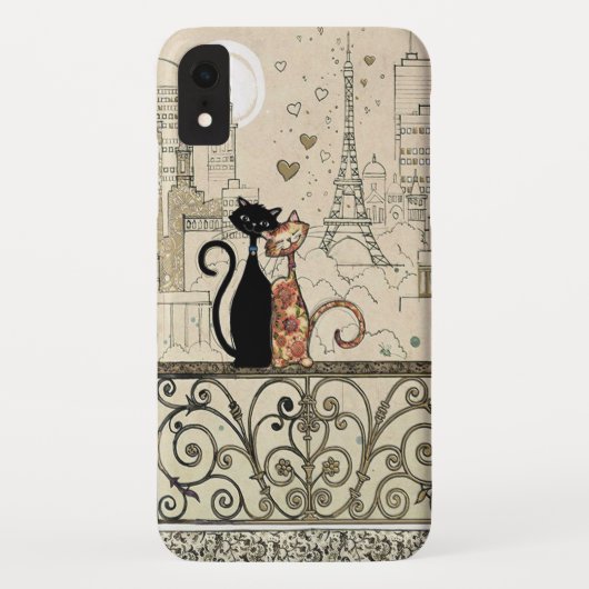 Zwei Katzen in Liebe Case-Mate iPhone Hülle (Rückseite)